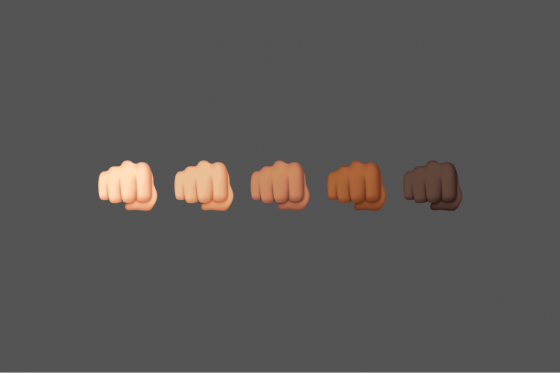 clenched fist emojis graphic