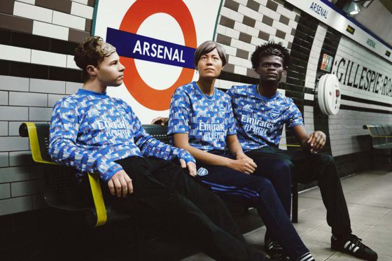 TfL x Arsenal x adidas at Arsenal station