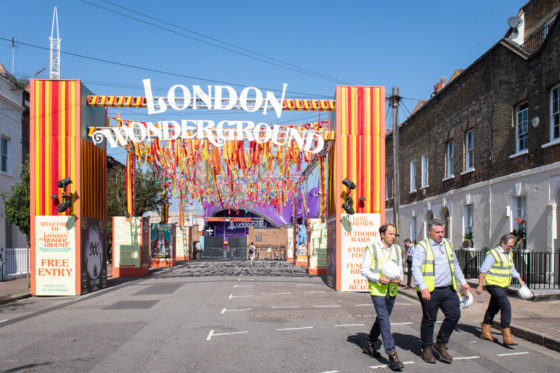 Entrance sign London Wonderground